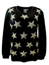 Any Old Iron Women's Goldie Star Black Sweatshirt In Black