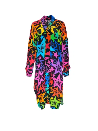 Any Old Iron Women's Green / Black Multicolor New Rainbow Star Duster