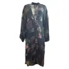 Any Old Iron Women's Green / Black / Pink Green Girls Girls Girls Satin Duster In Green/black/pink