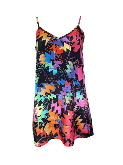Any Old Iron Women's Multicolor Zowie Short Dress In Black