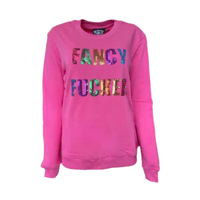 Any Old Iron Women's Pink / Purple  Pink Fancy Fucker Sweatshirt In Pink/purple