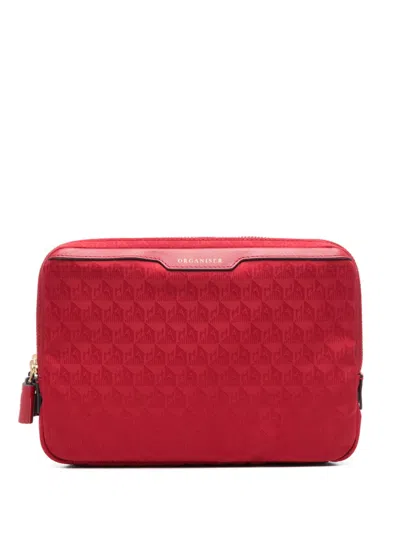 Anya Hindmarch A5 Organiser Duo Clutch Bag In Red