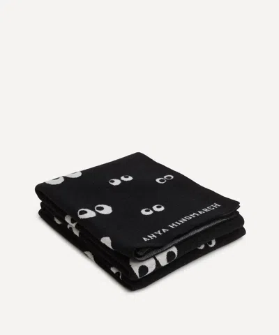 Anya Hindmarch All Over Eyes Wool Blanket