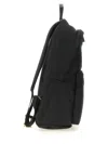 Anya Hindmarch Black Nylon Travel Backpack With Leather Accents In Black