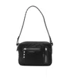 Anya Hindmarch Studded Strap Zip Cross Body Bag In Black