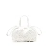 Anya Hindmarch Pearls-embellished Bucket Bag In Beige