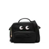 Anya Hindmarch Eyes Patch Zipped Shoulder Bag In Black