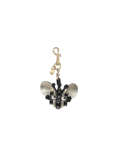 Anya Hindmarch Bee Keychain Charm - Black