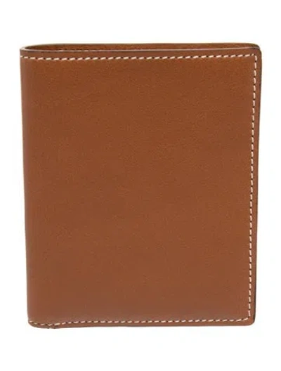Pre-owned Anya Hindmarch Bespoke Leather Bifold Wallet In Brown