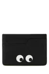 Anya Hindmarch Embossed Graphic Card Holder In Black