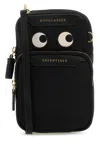 Anya Hindmarch Women Black Nylon Eyes Essentials Crossbody Bag In Black