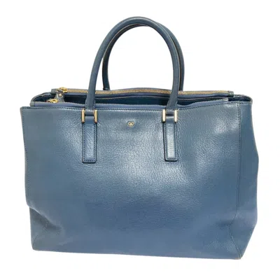 Pre-owned Anya Hindmarch Blue Handbag Shoulder Bag ()