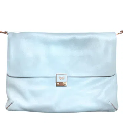 Pre-owned Anya Hindmarch Blue Shoulder Bag ()
