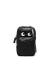 Anya Hindmarch Black Nylon Eyes Essentials Crossbody Bag In Black