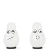 Anya Hindmarch Bone China Eyes Salt And Pepper Set In White