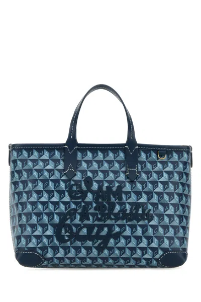 Anya Hindmarch Women Printed Canvas Xs I Am A Plastic Bag Handbag In Orange