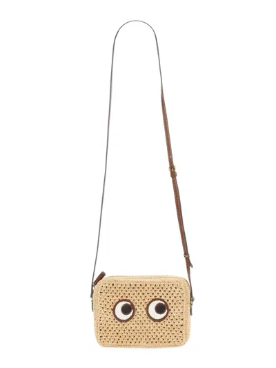 Anya Hindmarch Borsa A Tracolla Eyes In Beige