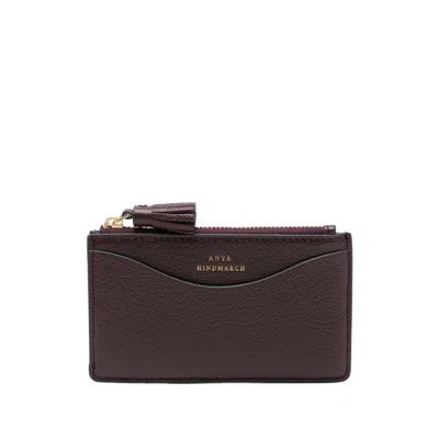 ANYA HINDMARCH ANYA HINDMARCH BROWN WALLETS & PURSES WOMEN
