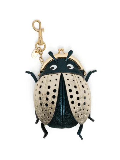 Anya Hindmarch Bug Coin-purse Charm In Multi