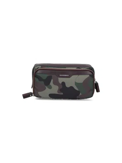 Anya Hindmarch 'camouflage' Pouch In Green