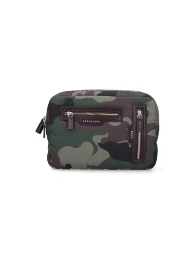 Anya Hindmarch 'camouflage' Pouch In Green