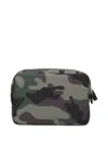 Anya Hindmarch Camouflage Zip Pouch In Green