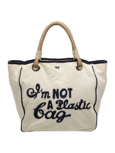 Pre-owned Anya Hindmarch Canvas Tote