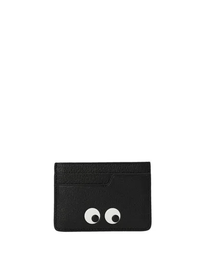 Anya Hindmarch Card Case Eyes In Black