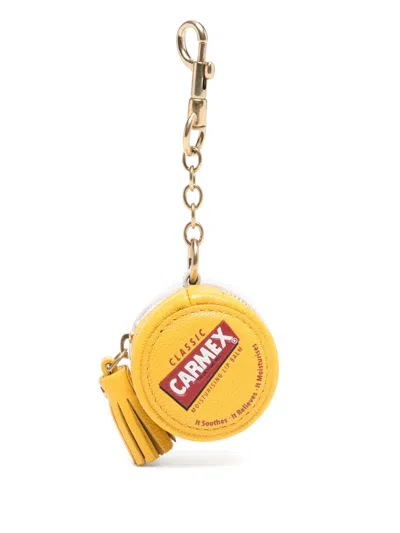 Anya Hindmarch Carmex Coin Purse In Yellow