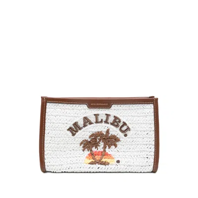 Anya Hindmarch Chalk Clutch In White