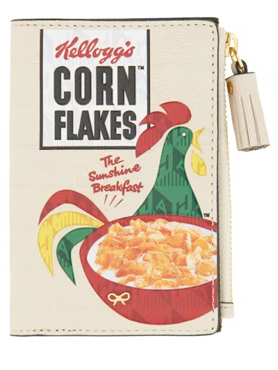 Anya Hindmarch Cornflakes Wallet In Neutral