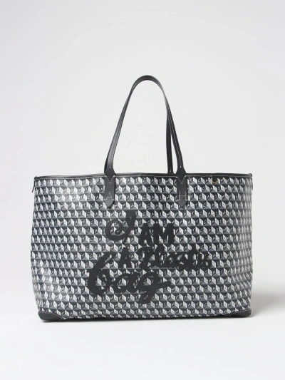 ANYA HINDMARCH TOTE BAGS ANYA HINDMARCH WOMAN COLOR BLACK,F37146002