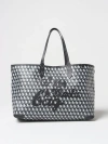 Anya Hindmarch I Am A Plastic Bag Zipped Motif Tote Bag In Black