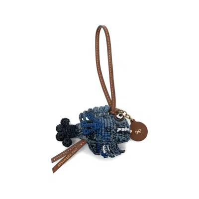 Anya Hindmarch Deep Sea Creature Charm In Blue
