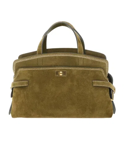 Anya Hindmarch Double Handle Shoulder Bag In Brown