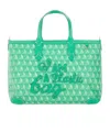 Anya Hindmarch Xs Tote Bag With I Am A Plastic Bag Pattern In Green