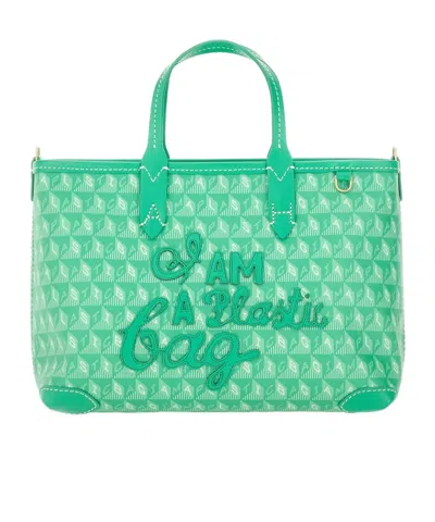 ANYA HINDMARCH DOUBLE HANDLE SHOULDER BAG