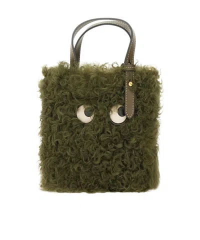 Anya Hindmarch Double Handle Shoulder Bag In Green