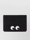 Anya Hindmarch Embossed Graphic Card Holder In Black