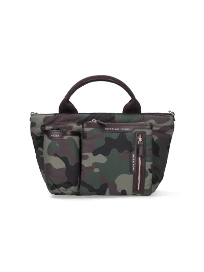 Anya Hindmarch 'e/w Multi Pocket' Tote Bag In Green