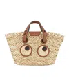 Anya Hindmarch Eyes Straw Tote Bag In Multi