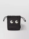Anya Hindmarch Eye Motif Clutch Bags In Black