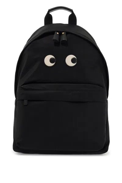 Anya Hindmarch Eyes Mini Backpack For Women In Black