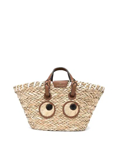 Anya Hindmarch Eyes Bag In Nude & Neutrals