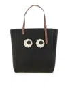 Anya Hindmarch Mini Eyes Tote Bag In Black