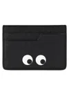 Anya Hindmarch Embossed Graphic Card Holder In Black