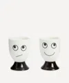 Anya Hindmarch Set Of 2 Eyes Egg Cups