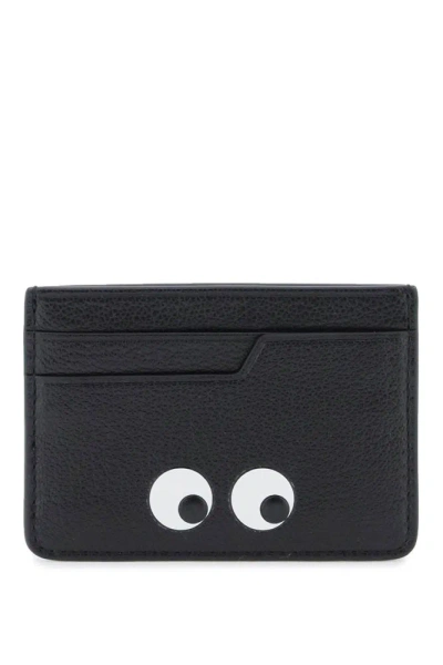 Anya Hindmarch Eyes Embossed Cardholder In Black