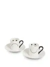 Anya Hindmarch Eyes Espresso Mug Set In White