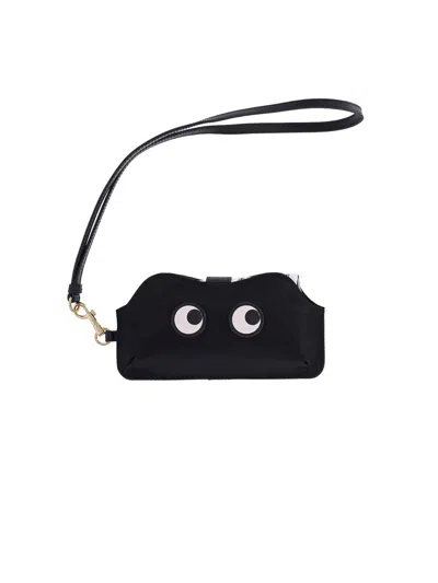 Anya Hindmarch Eyes Glasses Case In Black